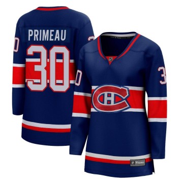 Breakaway Fanatics Branded Women's Cayden Primeau Montreal Canadiens 2020/21 Special Edition Jersey - Blue