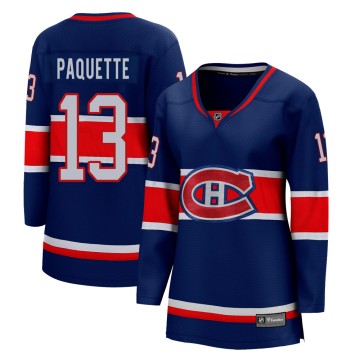 Breakaway Fanatics Branded Women's Cedric Paquette Montreal Canadiens 2020/21 Special Edition Jersey - Blue