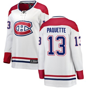 Breakaway Fanatics Branded Women's Cedric Paquette Montreal Canadiens Away Jersey - White