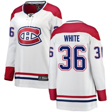 Breakaway Fanatics Branded Women's Colin White Montreal Canadiens Away Jersey - White