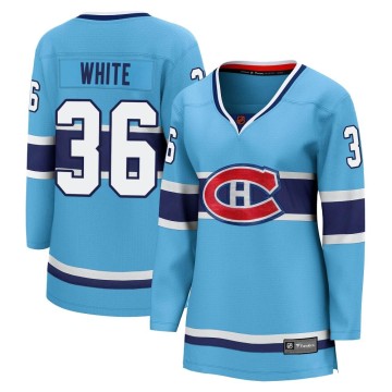 Breakaway Fanatics Branded Women's Colin White Montreal Canadiens Special Edition 2.0 Jersey - Light Blue