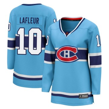 Breakaway Fanatics Branded Women's Guy Lafleur Montreal Canadiens Special Edition 2.0 Jersey - Light Blue