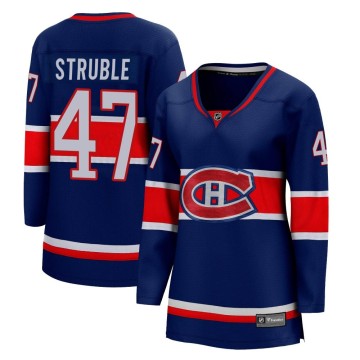 Breakaway Fanatics Branded Women's Jayden Struble Montreal Canadiens 2020/21 Special Edition Jersey - Blue
