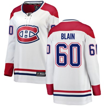 Breakaway Fanatics Branded Women's Jeremie Blain Montreal Canadiens Away Jersey - White