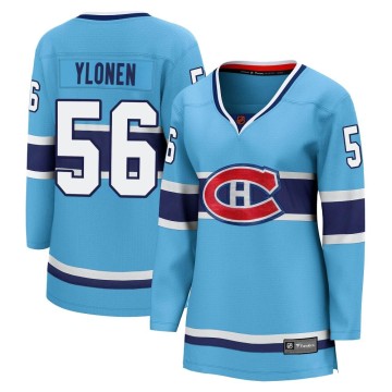 Breakaway Fanatics Branded Women's Jesse Ylonen Montreal Canadiens Special Edition 2.0 Jersey - Light Blue