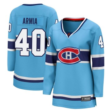 Breakaway Fanatics Branded Women's Joel Armia Montreal Canadiens Special Edition 2.0 Jersey - Light Blue