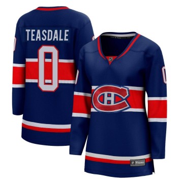 Breakaway Fanatics Branded Women's Joel Teasdale Montreal Canadiens 2020/21 Special Edition Jersey - Blue