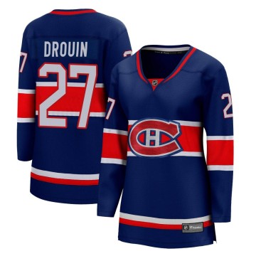 Breakaway Fanatics Branded Women's Jonathan Drouin Montreal Canadiens 2020/21 Special Edition Jersey - Blue