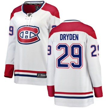 Breakaway Fanatics Branded Women's Ken Dryden Montreal Canadiens Away Jersey - White