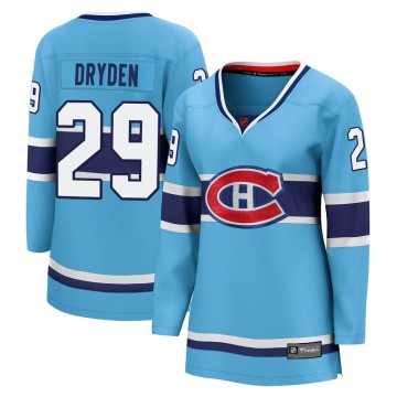 Breakaway Fanatics Branded Women's Ken Dryden Montreal Canadiens Special Edition 2.0 Jersey - Light Blue