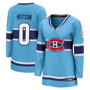Breakaway Fanatics Branded Women's Lane Hutson Montreal Canadiens Special Edition 2.0 Jersey - Light Blue