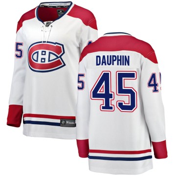 Breakaway Fanatics Branded Women's Laurent Dauphin Montreal Canadiens Away Jersey - White