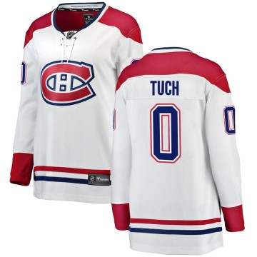 Breakaway Fanatics Branded Women's Luke Tuch Montreal Canadiens Away Jersey - White