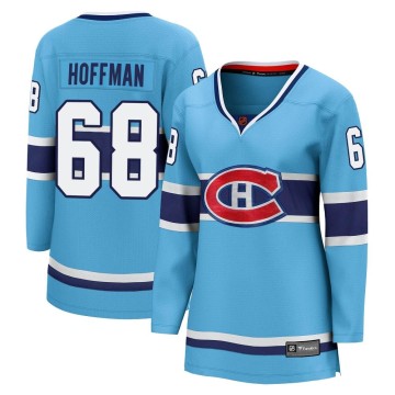 Breakaway Fanatics Branded Women's Mike Hoffman Montreal Canadiens Special Edition 2.0 Jersey - Light Blue