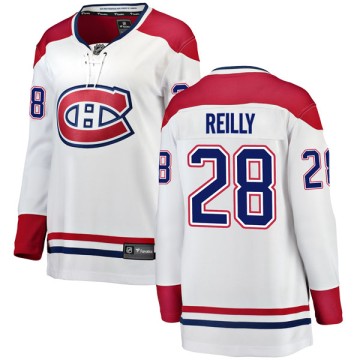 Breakaway Fanatics Branded Women's Mike Reilly Montreal Canadiens Away Jersey - White