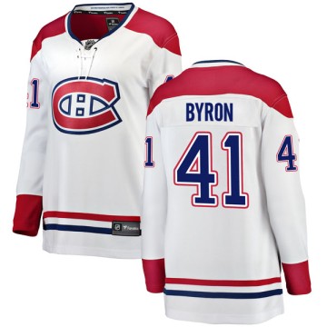 Breakaway Fanatics Branded Women's Paul Byron Montreal Canadiens Away Jersey - White