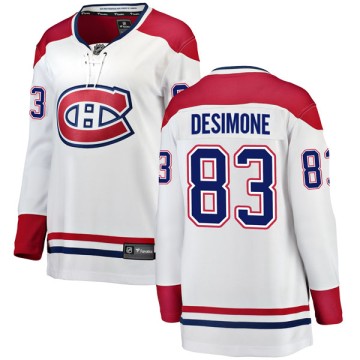 Breakaway Fanatics Branded Women's Philip DeSimone Montreal Canadiens Away Jersey - White