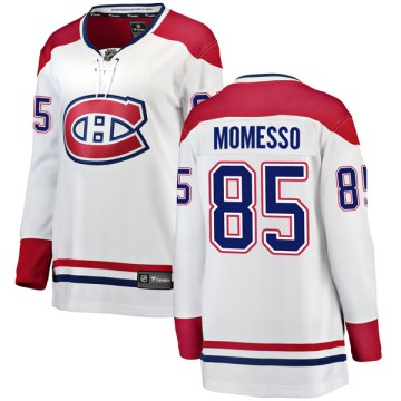 Breakaway Fanatics Branded Women's Stefano Momesso Montreal Canadiens Away Jersey - White