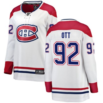 Breakaway Fanatics Branded Women's Steve Ott Montreal Canadiens Away Jersey - White