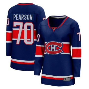 Breakaway Fanatics Branded Women's Tanner Pearson Montreal Canadiens 2020/21 Special Edition Jersey - Blue
