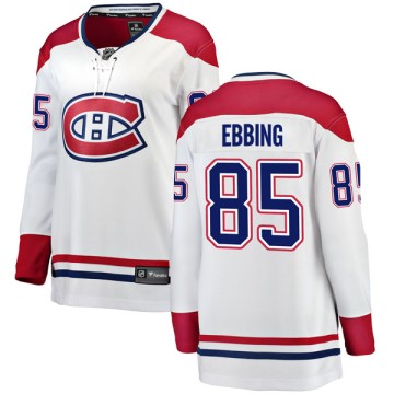 Breakaway Fanatics Branded Women's Thomas Ebbing Montreal Canadiens Away Jersey - White