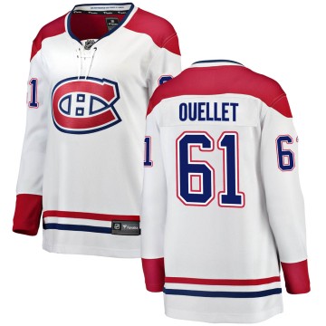 Breakaway Fanatics Branded Women's Xavier Ouellet Montreal Canadiens Away Jersey - White