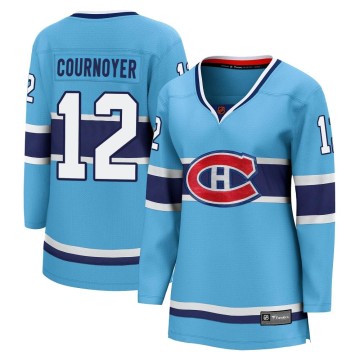 Breakaway Fanatics Branded Women's Yvan Cournoyer Montreal Canadiens Special Edition 2.0 Jersey - Light Blue