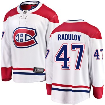 Breakaway Fanatics Branded Youth Alexander Radulov Montreal Canadiens Away Jersey - White
