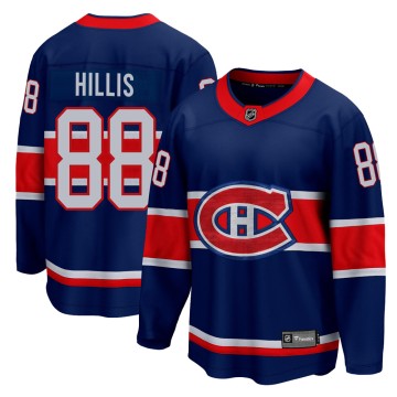 Breakaway Fanatics Branded Youth Cameron Hillis Montreal Canadiens 2020/21 Special Edition Jersey - Blue