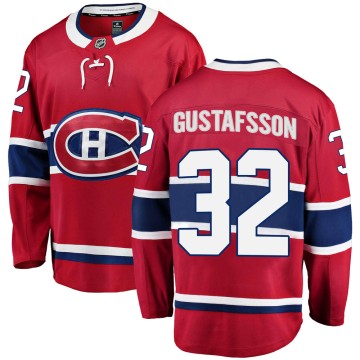 Breakaway Fanatics Branded Youth Erik Gustafsson Montreal Canadiens Home Jersey - Red