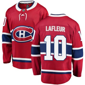 Breakaway Fanatics Branded Youth Guy Lafleur Montreal Canadiens Home Jersey - Red