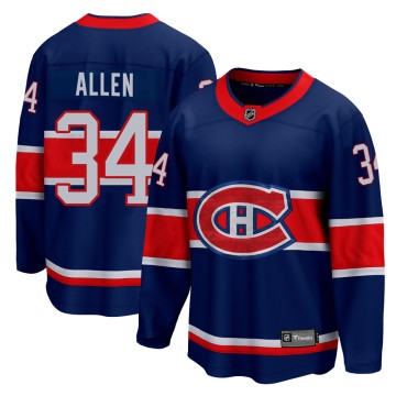 Breakaway Fanatics Branded Youth Jake Allen Montreal Canadiens 2020/21 Special Edition Jersey - Blue