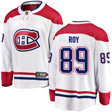 Breakaway Fanatics Branded Youth Joshua Roy Montreal Canadiens Away Jersey - White
