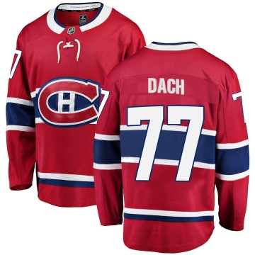 Breakaway Fanatics Branded Youth Kirby Dach Montreal Canadiens Home Jersey - Red
