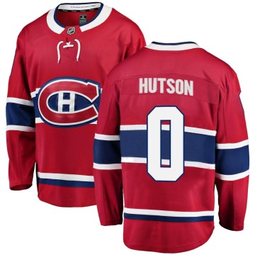 Breakaway Fanatics Branded Youth Lane Hutson Montreal Canadiens Home Jersey - Red