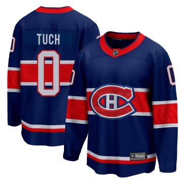 Breakaway Fanatics Branded Youth Luke Tuch Montreal Canadiens 2020/21 Special Edition Jersey - Blue