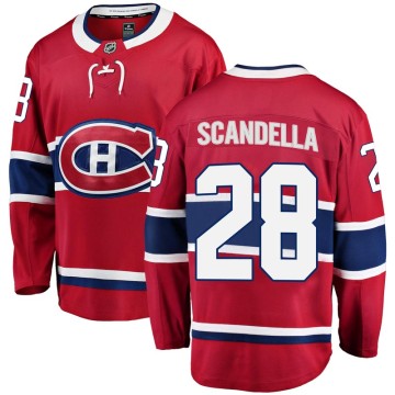 Breakaway Fanatics Branded Youth Marco Scandella Montreal Canadiens Home Jersey - Red
