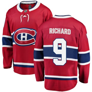 Breakaway Fanatics Branded Youth Maurice Richard Montreal Canadiens Home Jersey - Red