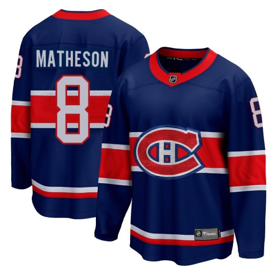 Breakaway Fanatics Branded Youth Mike Matheson Montreal Canadiens 2020/21 Special Edition Jersey - Blue