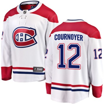 Breakaway Fanatics Branded Youth Yvan Cournoyer Montreal Canadiens Away Jersey - White